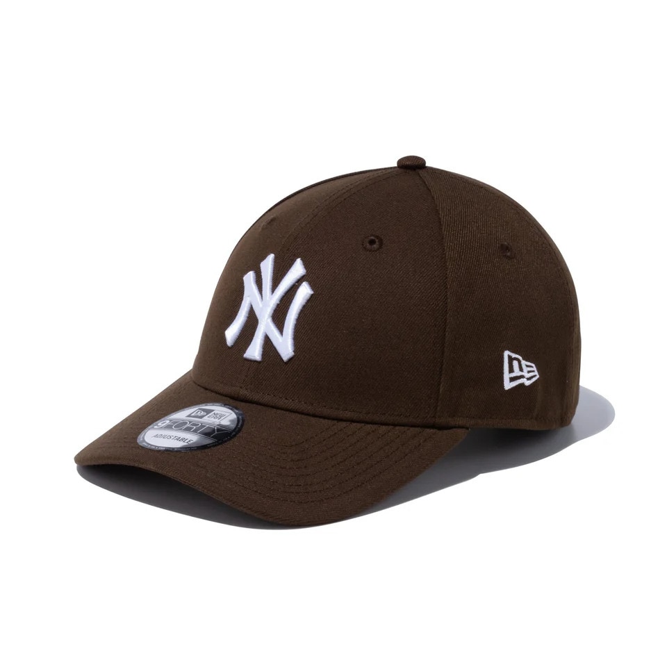 ニューエラ（NEW ERA）（メンズ、レディース）キャップ 9FORTY ニューヨーク ヤンキース ブラウン×ホワイト 14525015 帽子 56.8cm-60.6cm