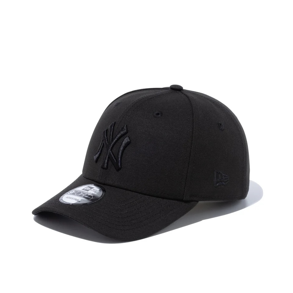 ニューエラ（NEW ERA）（メンズ、レディース）キャップ 9FORTY ニューヨーク ヤンキース ブラック×ブラック 14525017 帽子 56.8cm-60.6cm