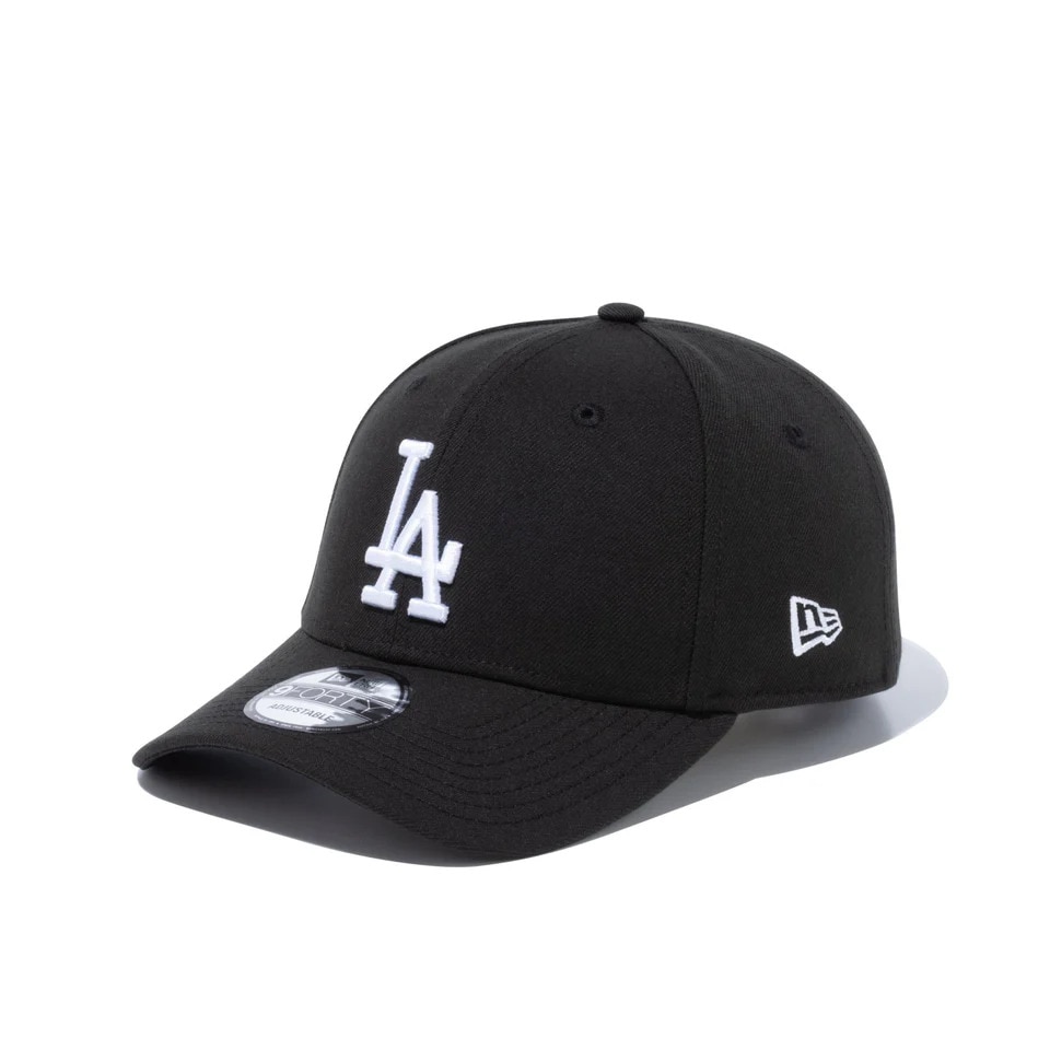 ニューエラ（NEW ERA）（メンズ、レディース）キャップ 9FORTY ロサンゼルス ドジャース ブラック×ホワイト 14525027 帽子 56.8cm-60.6cm
