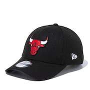 (メンズ)キャップ 9FORTY シカゴ・ブルズ ブラック×チームカラー 14525029 サイズ調整可能 紫外線 日焼け対策 おしゃれ カジュアル
