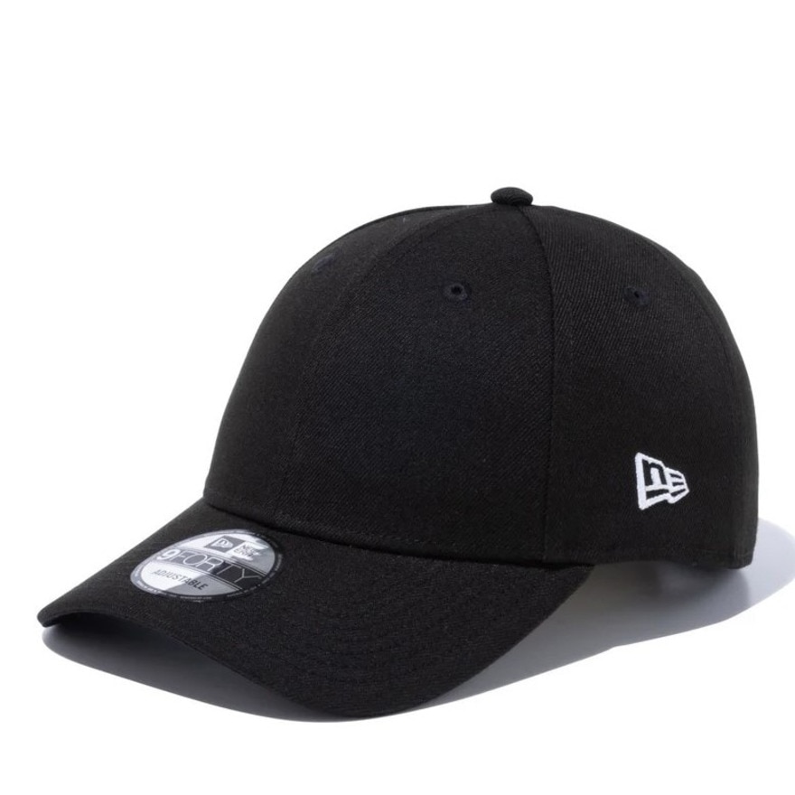 ニューエラ（NEW ERA）（メンズ、レディース）帽子 9FORTY ベーシック キャップ 14525032 56.8-60.6cm 黒