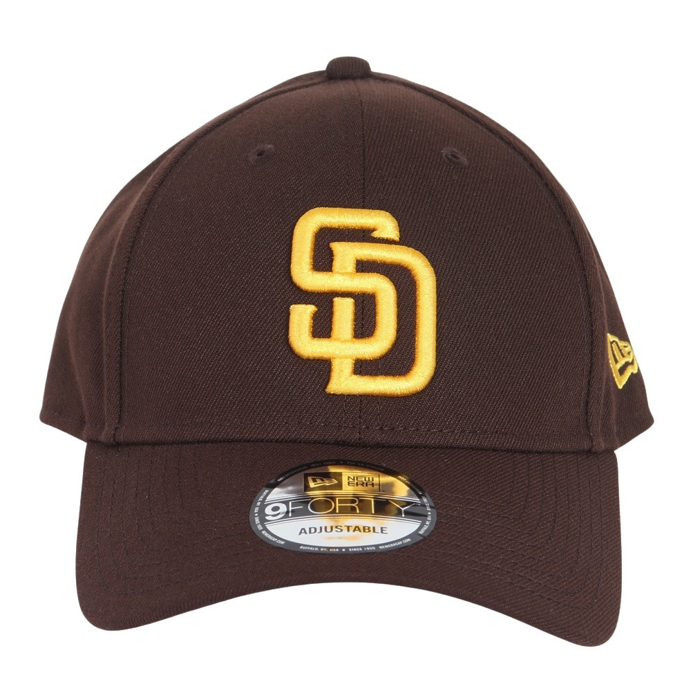 ニューエラ（NEW ERA）（メンズ、レディース）キャップ 9FORTY サンディエゴ パドレス チームカラー 14525039 帽子 56.8cm-60.6cm ブラウン