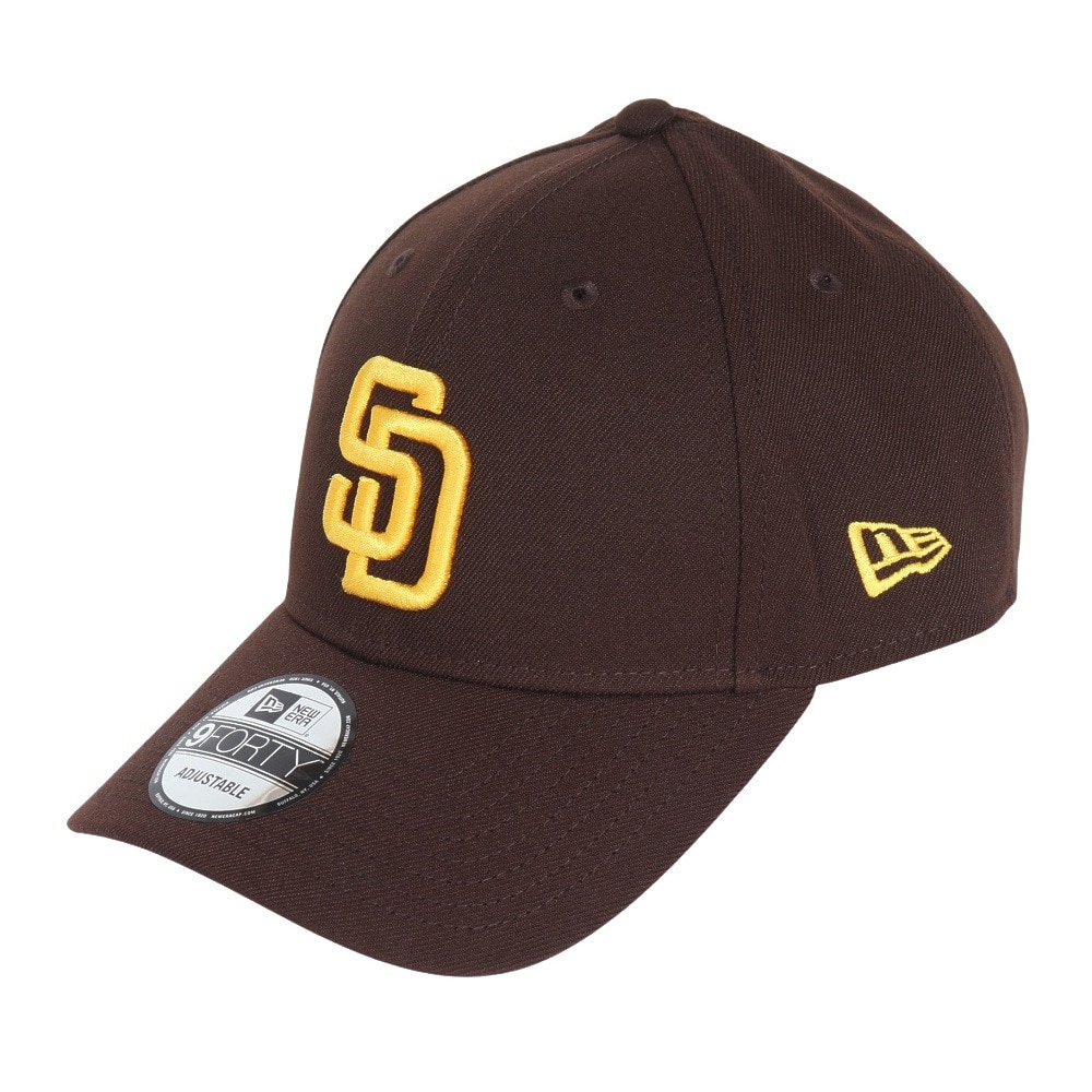 ニューエラ（NEW ERA）（メンズ、レディース）キャップ 9FORTY サンディエゴ パドレス チームカラー 14525039 帽子 56.8cm-60.6cm ブラウン