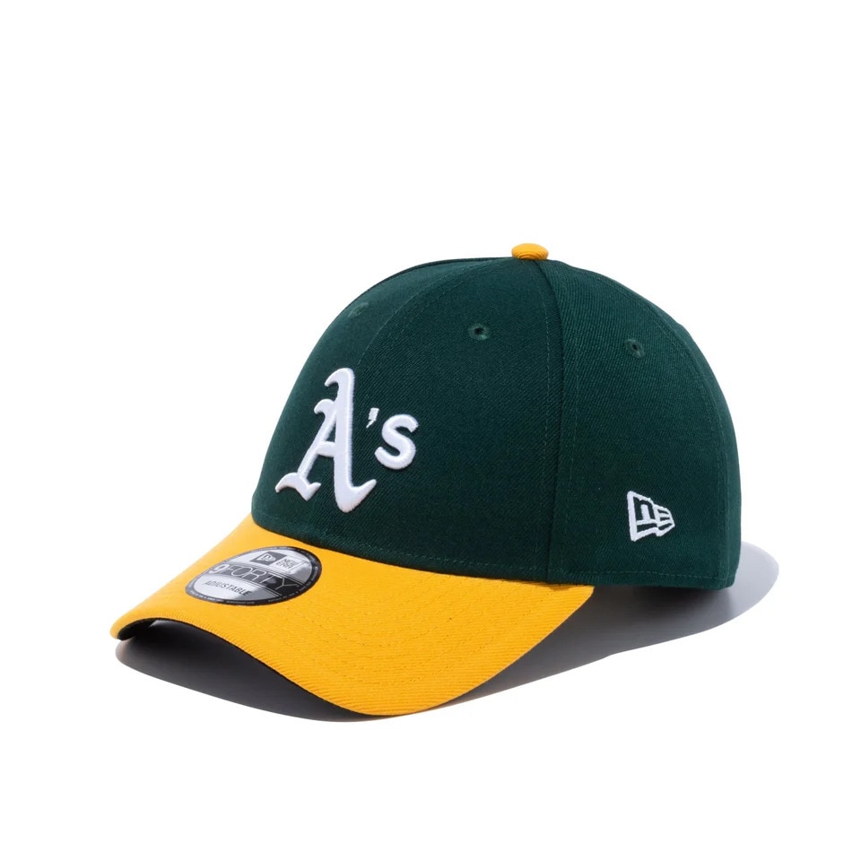 ニューエラ（NEW ERA）（メンズ、レディース）帽子 キャップ 9FORTY オークランド・アスレチックス チームカラー 14525040 56.8-60.6cm 緑