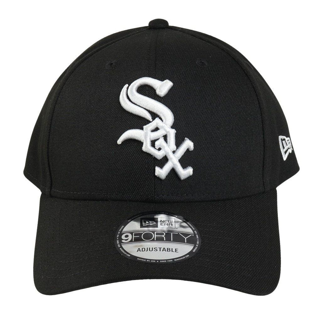 ニューエラ（NEW ERA）（メンズ、レディース）キャップ 9FORTY シカゴ ホワイトソックス チームカラー 14525043 帽子 56.8cm-60.6cm 黒