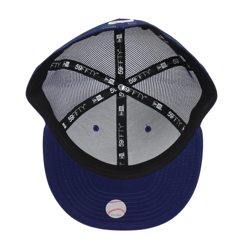 ニューエラ（NEW ERA）（メンズ、レディース）メッシュキャップ 59FIFTY トラッカー ロサンゼルス ドジャース 14525154 帽子 57.7cm-59.6cm 青