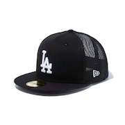 (メンズ、レディース)メッシュキャップ 59FIFTY トラッカー ロサンゼルス ドジャース 14525155 帽子 57.7cm-59.6cm 黒