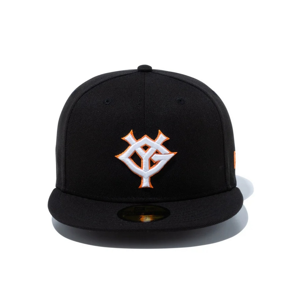 ニューエラ（NEW ERA）（メンズ、レディース）キャップ 59FIFTY 読売ジャイアンツ ブラック×ホワイト/オレンジ 14525163 帽子 57.7cm-59.6cm