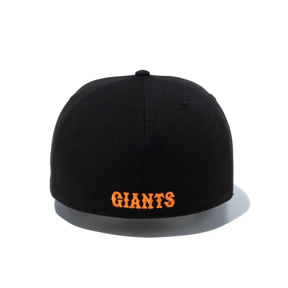 ニューエラ（NEW ERA）（メンズ、レディース）キャップ 59FIFTY 読売ジャイアンツ ブラック×ホワイト/オレンジ 14525163 帽子 57.7cm-59.6cm