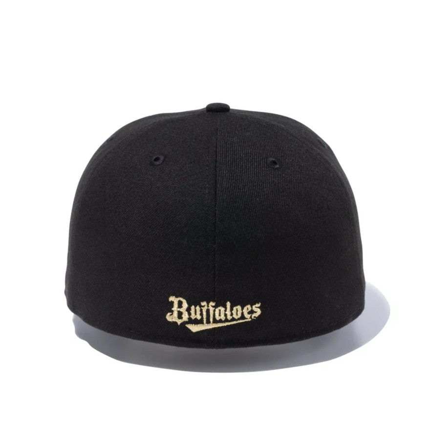 ニューエラ（NEW ERA）（メンズ、レディース）帽子 キャップ 59FIFTY オリックス・バファローズ ブラック×ゴールド 14525174 57.7cm-59.6cm