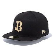 (メンズ、レディース)帽子 キャップ 59FIFTY オリックス・バファローズ ブラック×ゴールド 14525174 57.7cm-59.6cm