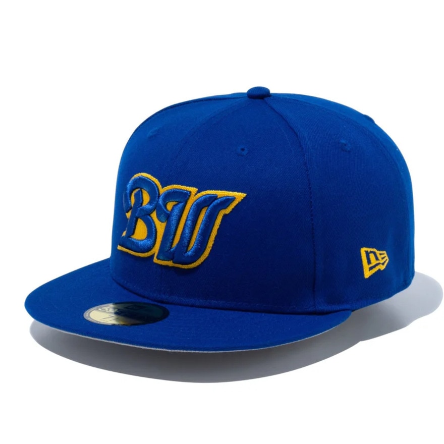 ニューエラ（NEW ERA）（メンズ、レディース）帽子 キャップ 59FIFTY NPBクラシック オリックス・ブルーウェーブ ライトロイヤル 14525175 57.7cm-59.6cm