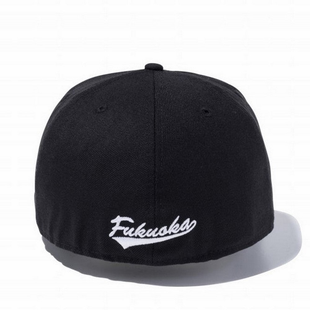 ニューエラ（NEW ERA）（メンズ、レディース）帽子 キャップ 5950 福岡ソフトバンクホークス 黒 S-Lサイズ(57-59cm) 14525187 スポーツキャップ ベースボールキャップ