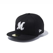 (メンズ、レディース)帽子 キャップ 59FIFTY 千葉ロッテマリーンズ 黒 S-Lサイズ 14525192 NPB 野球 プロ野球 男女兼用
