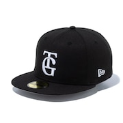 (メンズ、レディース)キャップ 59FIFTY NPB オンフィールド 読売ジャイアンツ ビジター ブラック 14525193 帽子 57.7cm-59.6cm