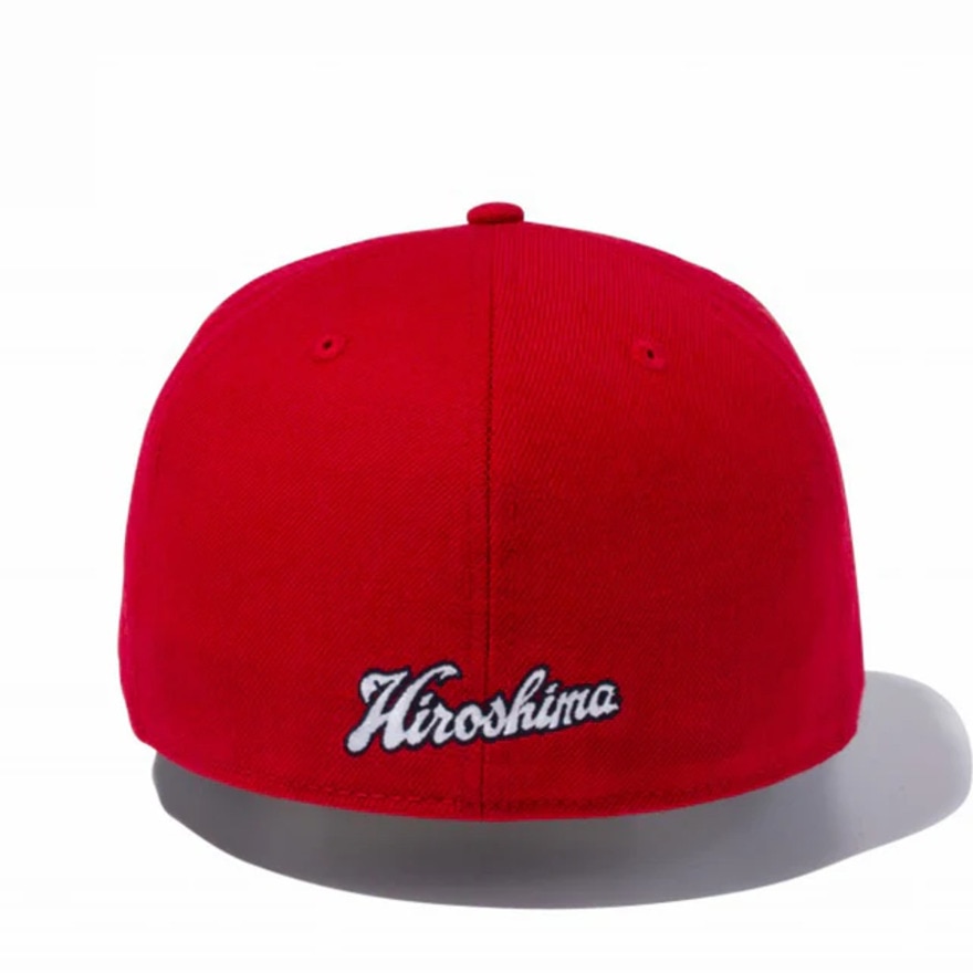 ニューエラ（NEW ERA）（メンズ、レディース）キャップ 59FIFTY 広島東洋カープ スカーレット×ホワイト ネイビーアンダーバイザー 14525195