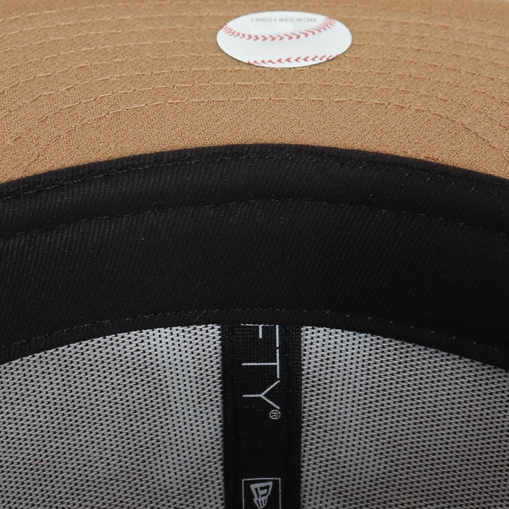 ニューエラ（NEW ERA）（メンズ、レディース）キャップ 59FIFTY ニューヨーク・ヤンキース ウィート×ホワイト 14525198 帽子 57.7cm-59.6cm