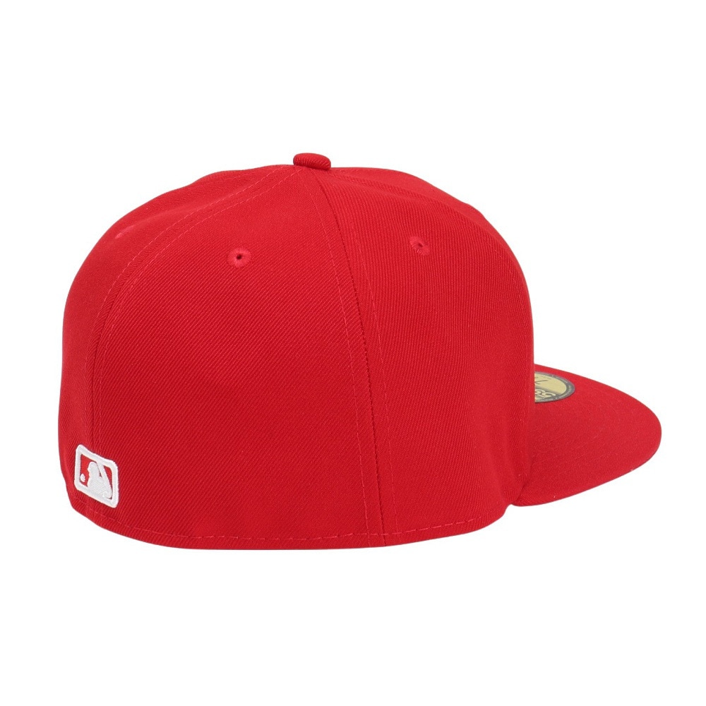 ニューエラ（NEW ERA）（メンズ、レディース）キャップ 59FIFTY ニューヨーク・ヤンキース スカーレット×ホワイト 14525200 帽子 57.7cm-59.6cm