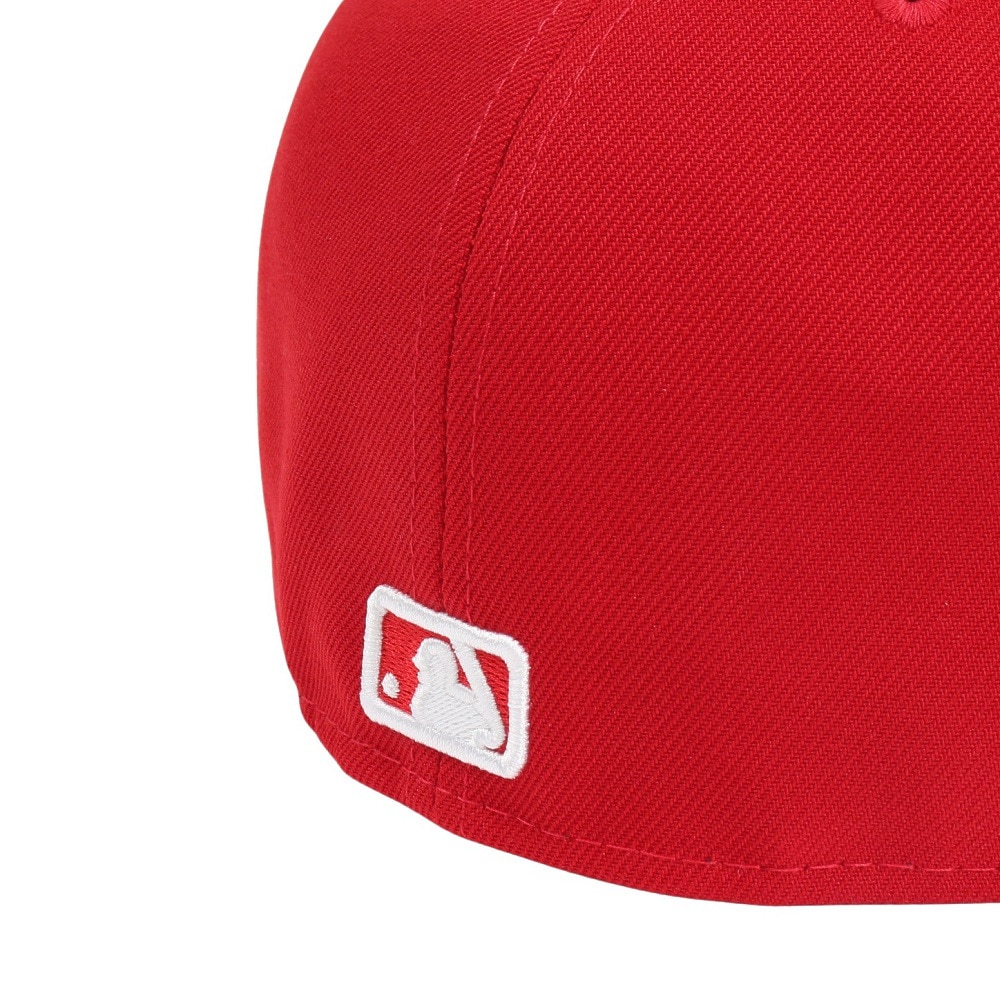 ニューエラ（NEW ERA）（メンズ、レディース）キャップ 59FIFTY ニューヨーク・ヤンキース スカーレット×ホワイト 14525200 帽子 57.7cm-59.6cm