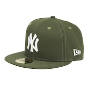 (メンズ、レディース)キャップ 59FIFTY ニューヨーク・ヤンキース ライフルグリーン×ホワイト 14525201 帽子 57.7cm-59.6cm