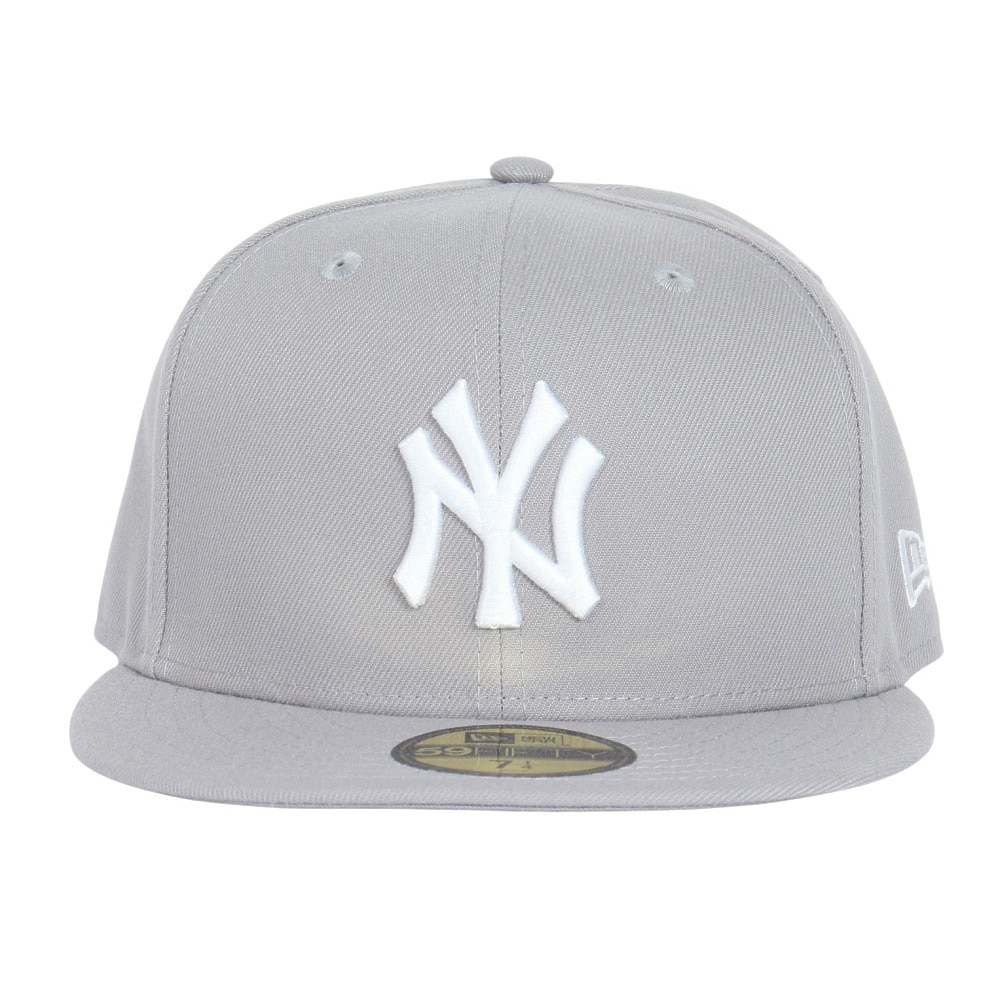 ニューエラ（NEW ERA）（メンズ、レディース）キャップ 59FIFTY ニューヨーク ヤンキース 14525203 帽子 57.7cm-59.6cm グレー