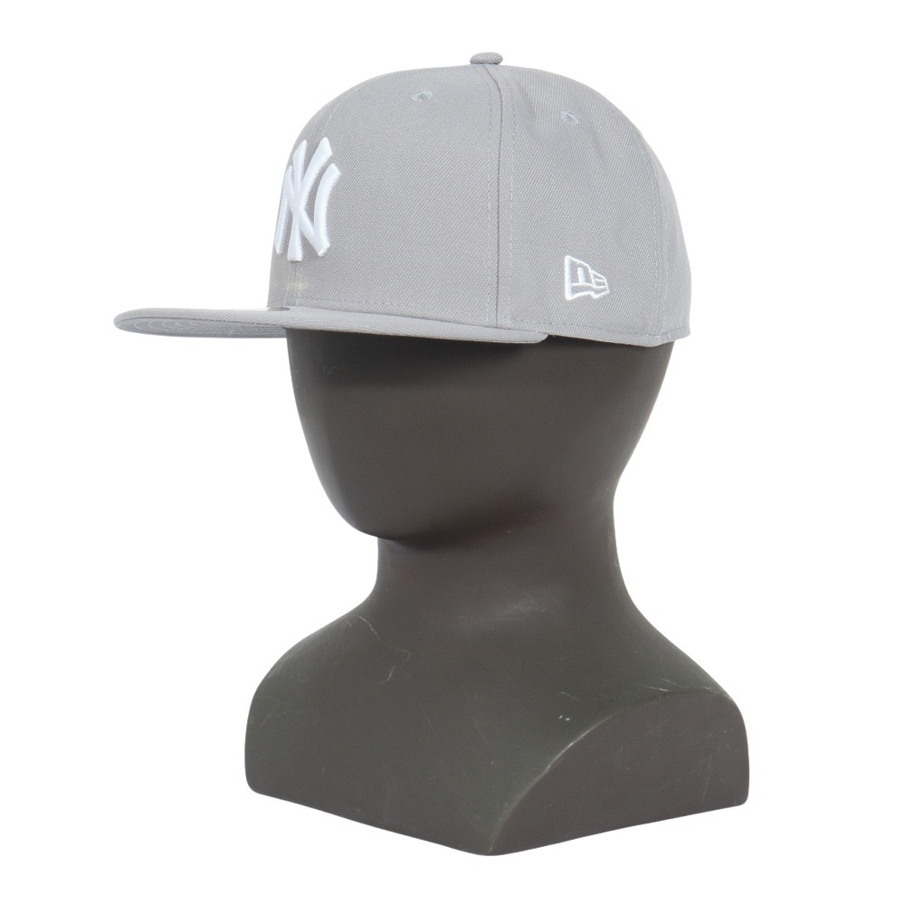 ニューエラ（NEW ERA）（メンズ、レディース）キャップ 59FIFTY ニューヨーク ヤンキース 14525203 帽子 57.7cm-59.6cm グレー