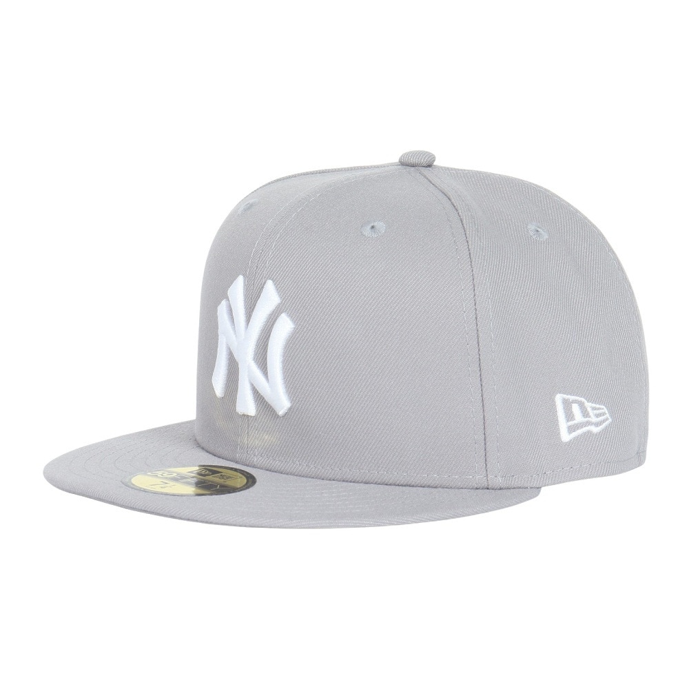 ニューエラ（NEW ERA）（メンズ、レディース）キャップ 59FIFTY ニューヨーク ヤンキース 14525203 帽子 57.7cm-59.6cm グレー