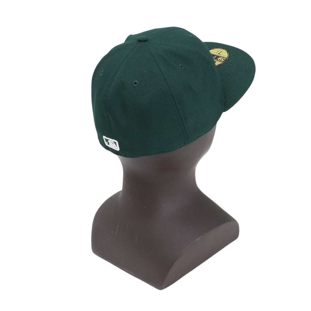 ニューエラ（NEW ERA）（メンズ、レディース）キャップ 59FIFTY ニューヨーク・ヤンキース ダークグリーン×ホワイト 14525204 帽子 57.7cm-59.6cm