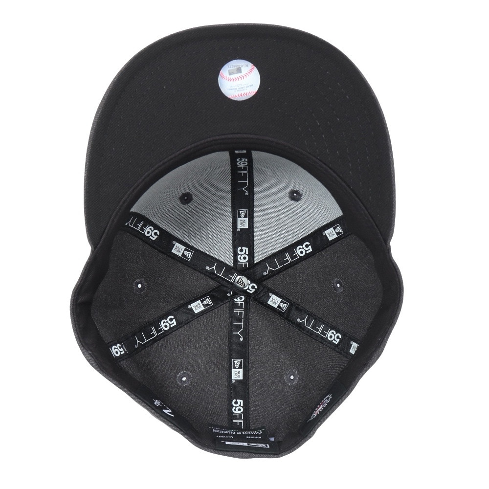ニューエラ（NEW ERA）（メンズ、レディース）キャップ 59FIFTY ニューヨーク ヤンキース 14525205 帽子 57.7cm-59.6cm グレー