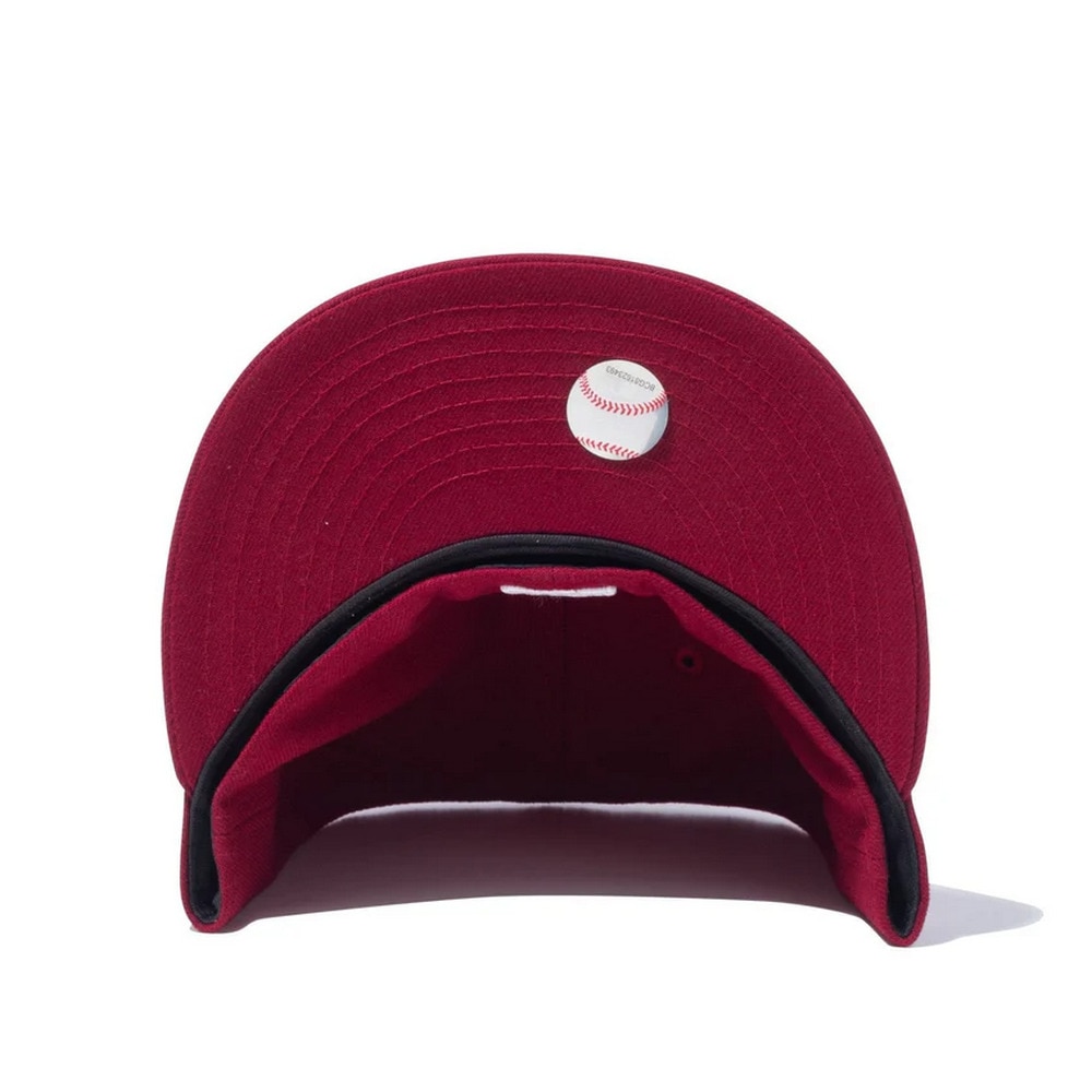 ニューエラ（NEW ERA）（メンズ、レディース）キャップ 59FIFTY ニューヨーク・ヤンキース カーディナル×ホワイト 14525206 帽子 57.7cm-59.6cm