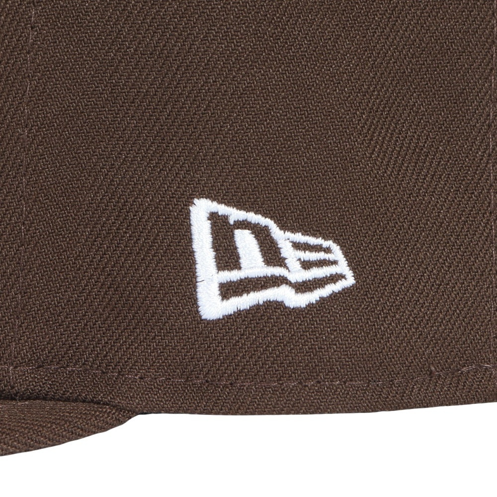 ニューエラ（NEW ERA）（メンズ、レディース）キャップ 59FIFTY ニューヨーク・ヤンキース ブラウン×ホワイト 14525207 帽子 57.7cm-59.6cm