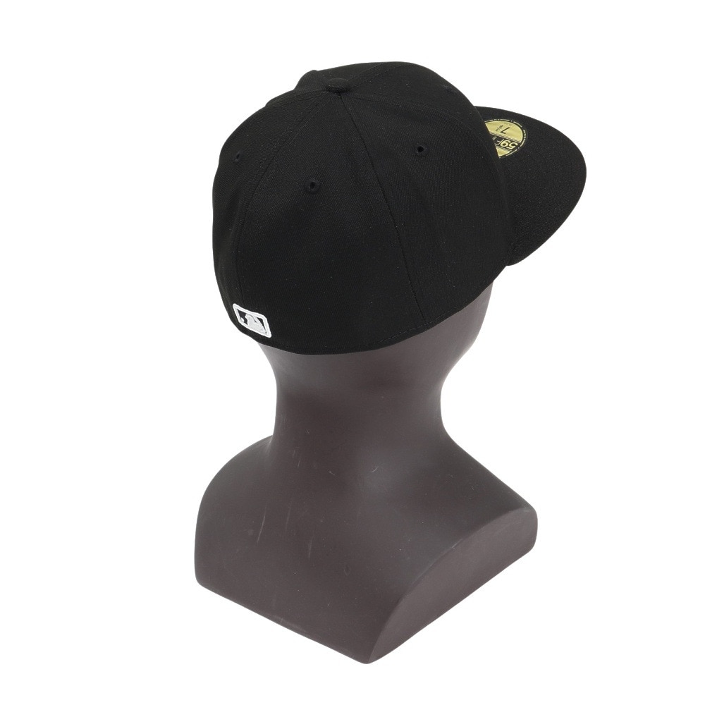 ニューエラ（NEW ERA）（メンズ、レディース）キャップ 59FIFTY ニューヨーク ヤンキース 14525208 帽子 57.7cm-59.6cm 黒