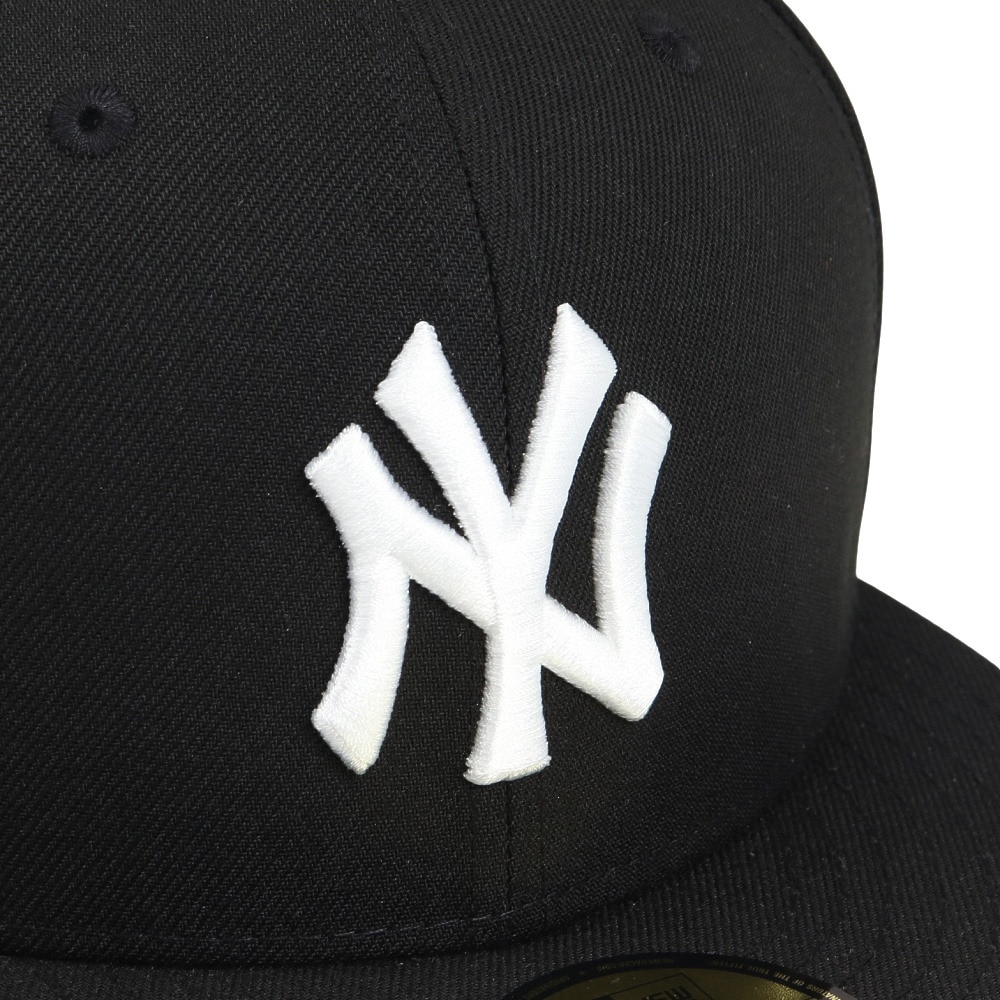 ニューエラ（NEW ERA）（メンズ、レディース）キャップ 59FIFTY ニューヨーク ヤンキース 14525208 帽子 57.7cm-59.6cm 黒
