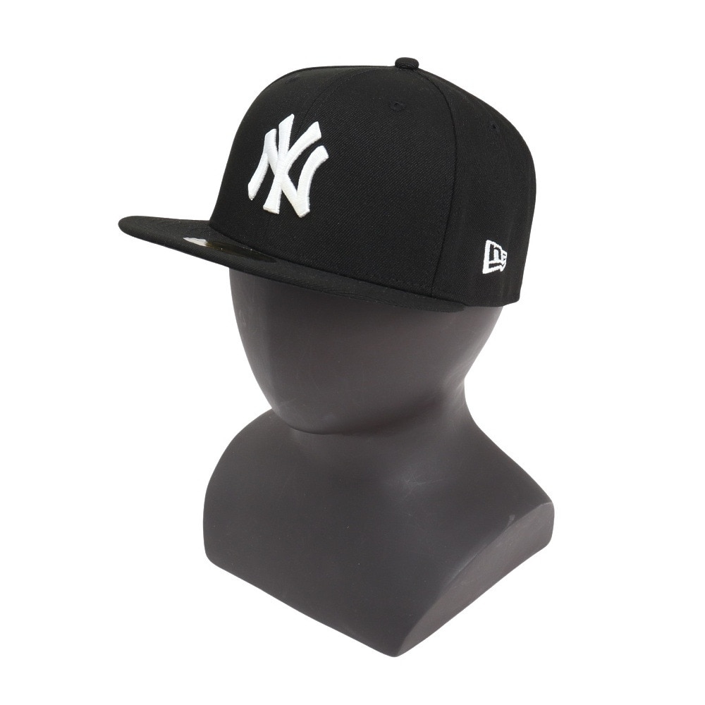 ニューエラ（NEW ERA）（メンズ、レディース）キャップ 59FIFTY ニューヨーク ヤンキース 14525208 帽子 57.7cm-59.6cm 黒