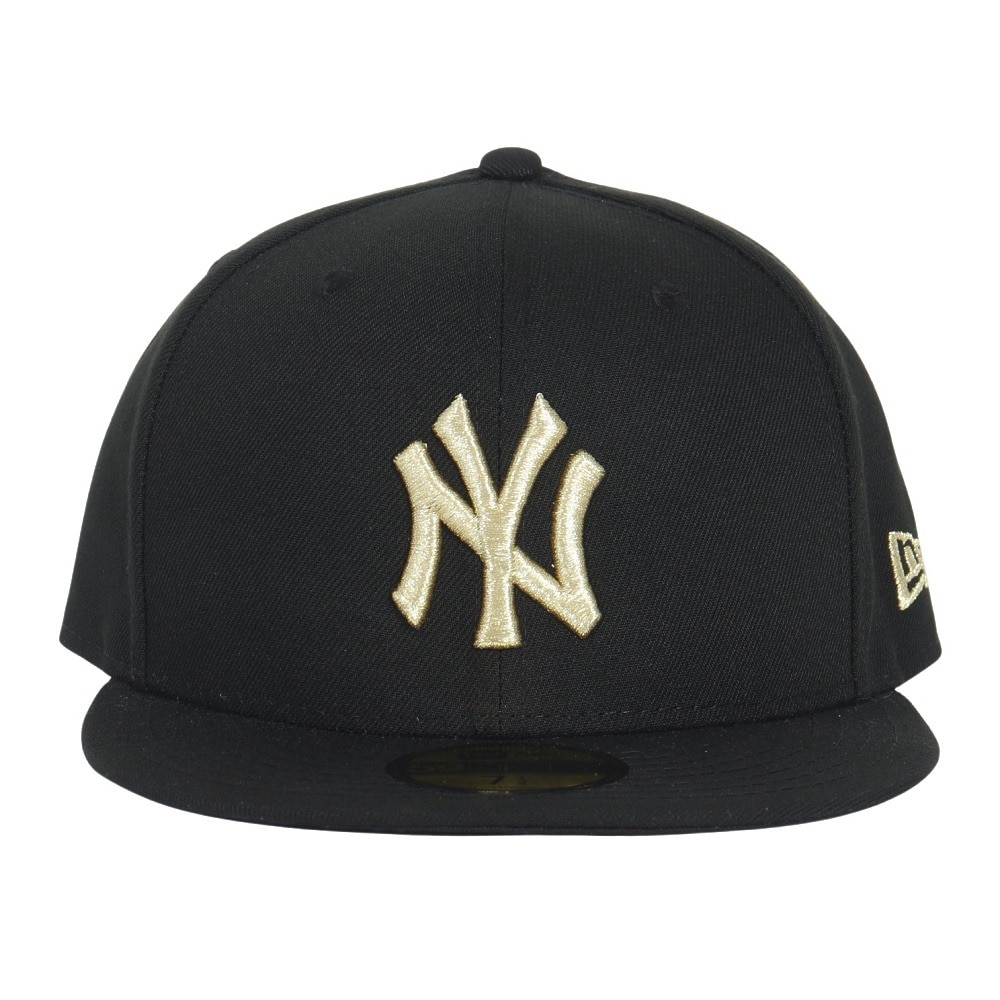ニューエラ（NEW ERA）（メンズ、レディース）キャップ 59FIFTY ニューヨーク ヤンキース 14525210 帽子 57.7cm-59.6cm 黒