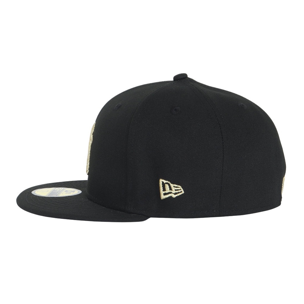 ニューエラ（NEW ERA）（メンズ、レディース）キャップ 59FIFTY ニューヨーク ヤンキース 14525210 帽子 57.7cm-59.6cm 黒