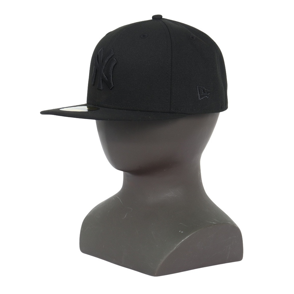 ニューエラ（NEW ERA）（メンズ、レディース）キャップ 59FIFTY ニューヨーク ヤンキース 14525212 帽子 57.7cm-59.6cm 黒