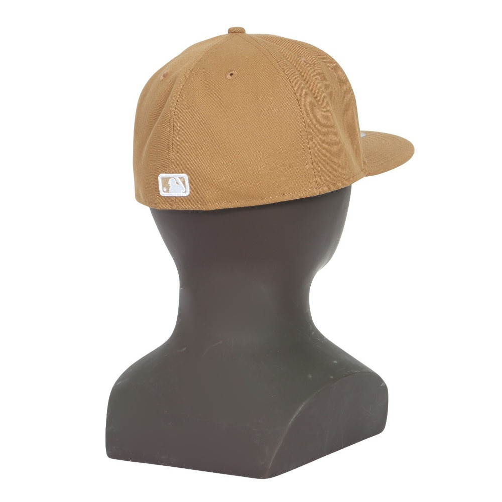 ニューエラ（NEW ERA）（メンズ、レディース）キャップ 59FIFTY ロサンゼルス ドジャース 14525216 帽子 57.7cm-59.6cm ベージュ