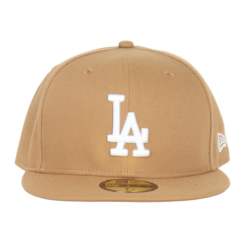ニューエラ（NEW ERA）（メンズ、レディース）キャップ 59FIFTY ロサンゼルス ドジャース 14525216 帽子 57.7cm-59.6cm ベージュ