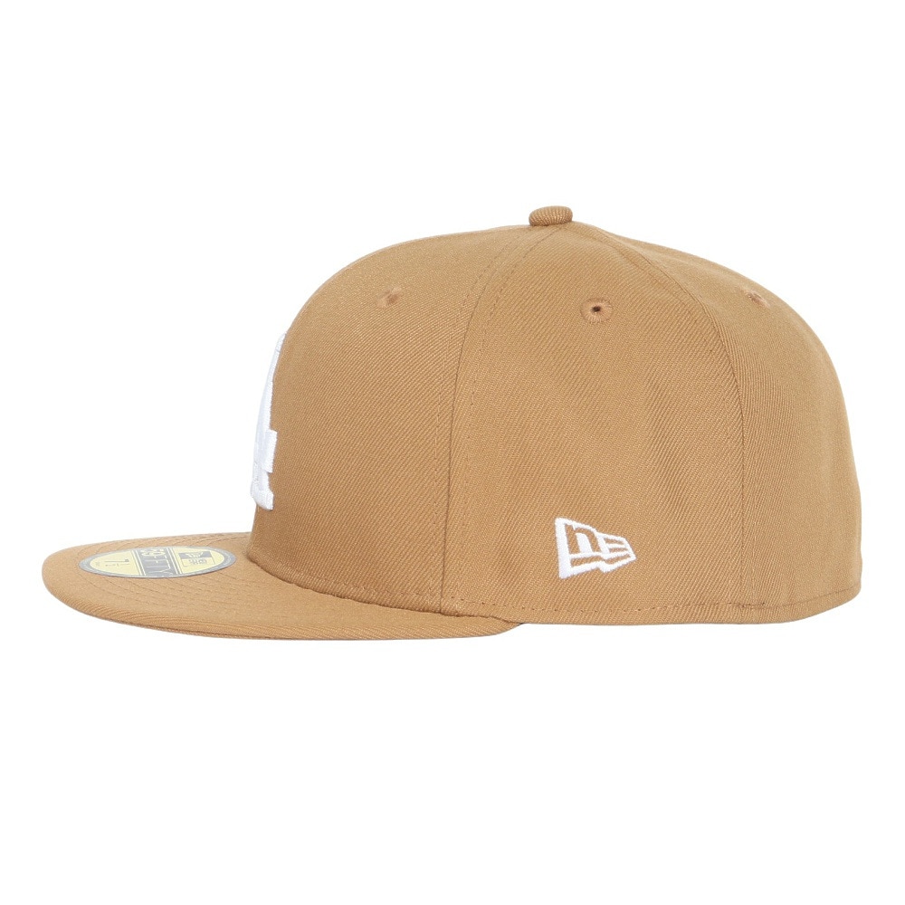 ニューエラ（NEW ERA）（メンズ、レディース）キャップ 59FIFTY ロサンゼルス ドジャース 14525216 帽子 57.7cm-59.6cm ベージュ