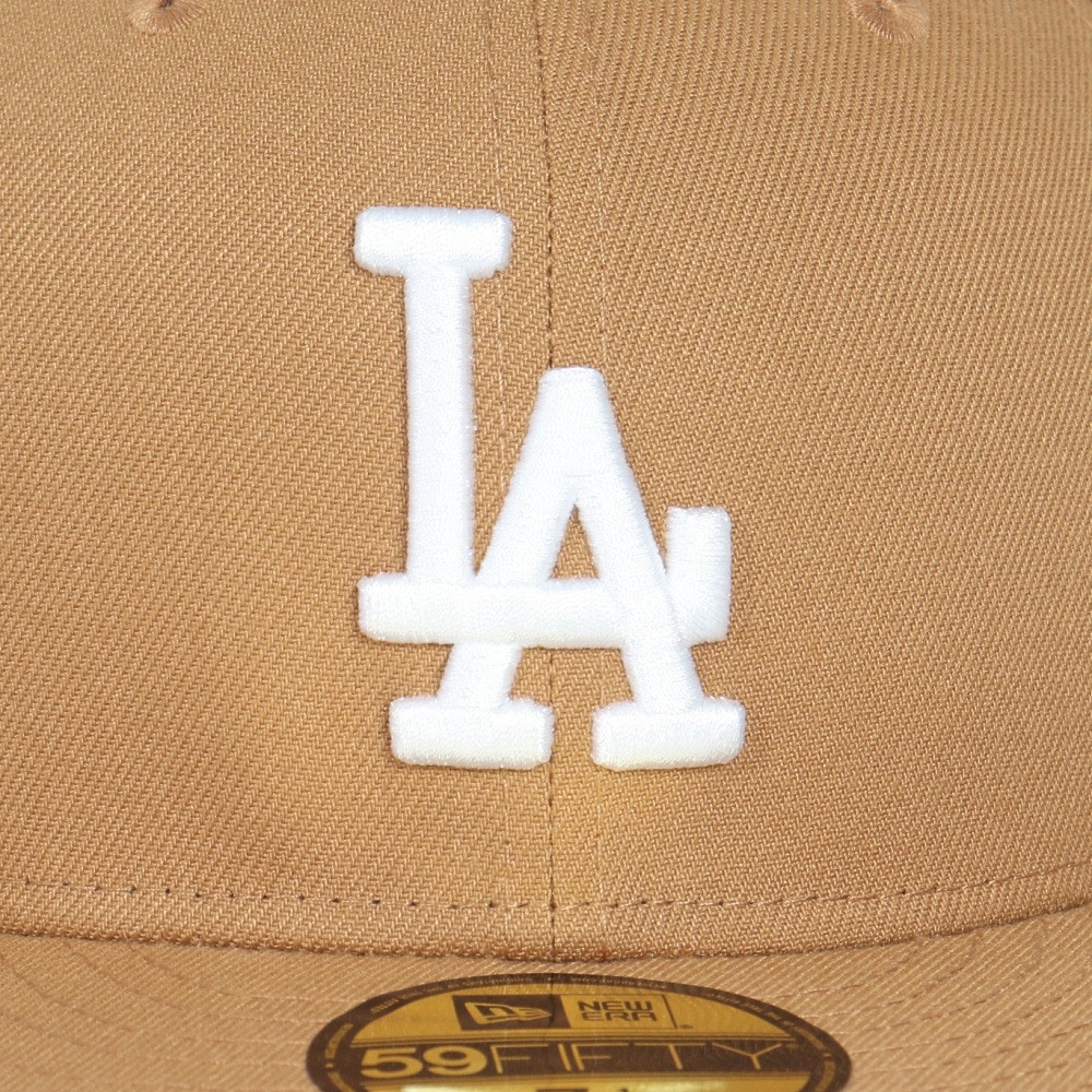 ニューエラ（NEW ERA）（メンズ、レディース）キャップ 59FIFTY ロサンゼルス ドジャース 14525216 帽子 57.7cm-59.6cm ベージュ