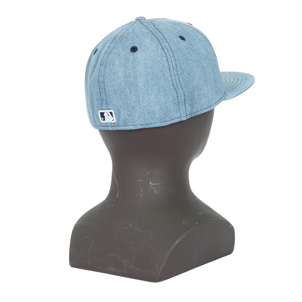 ニューエラ（NEW ERA）（メンズ、レディース）キャップ 59FIFTY ロサンゼルス ドジャース 14525217 帽子 57.7cm-59.6cm デニム 青