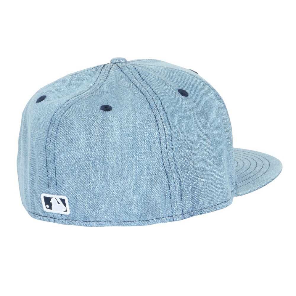 ニューエラ（NEW ERA）（メンズ、レディース）キャップ 59FIFTY ロサンゼルス ドジャース 14525217 帽子 57.7cm-59.6cm デニム 青