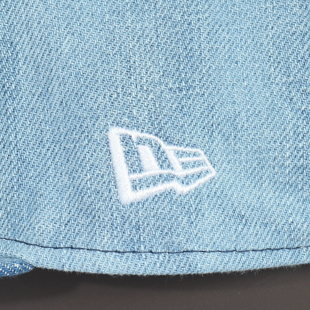 ニューエラ（NEW ERA）（メンズ、レディース）キャップ 59FIFTY ロサンゼルス ドジャース 14525217 帽子 57.7cm-59.6cm デニム 青