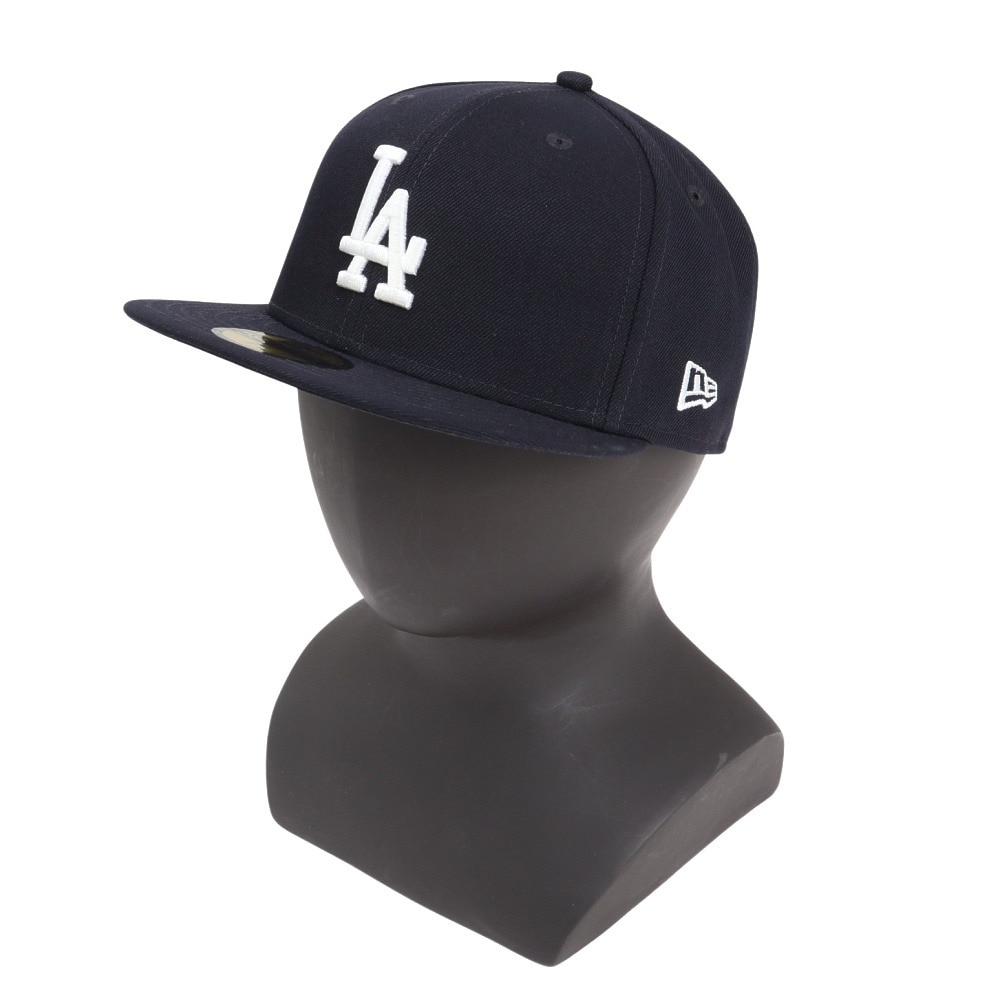 ニューエラ（NEW ERA）（メンズ、レディース）キャップ 59FIFTY ロサンゼルス ドジャース 14525218 帽子 57.7cm-59.6cm 紺