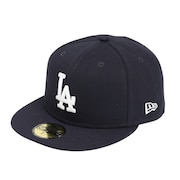 (メンズ、レディース)キャップ 59FIFTY ロサンゼルス ドジャース 14525218 帽子 57.7cm-59.6cm 紺