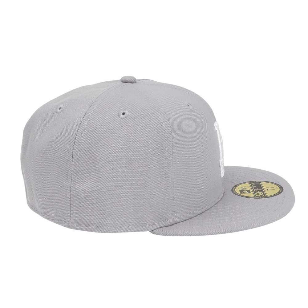 ニューエラ（NEW ERA）（メンズ、レディース）キャップ 59FIFTY ロサンゼルス ドジャース 14525219 帽子 57.7cm-59.6cm グレー