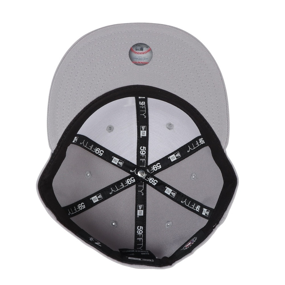 ニューエラ（NEW ERA）（メンズ、レディース）キャップ 59FIFTY ロサンゼルス ドジャース 14525219 帽子 57.7cm-59.6cm グレー