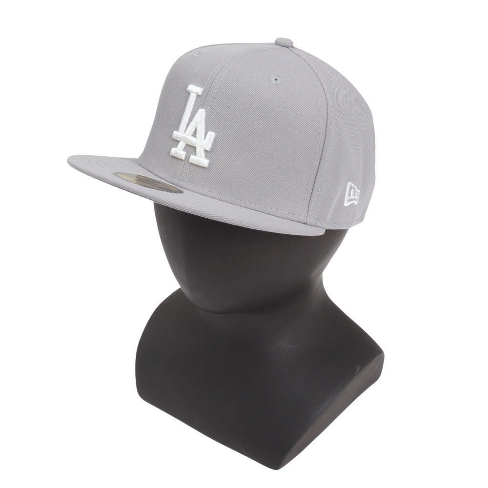 ニューエラ（NEW ERA）（メンズ、レディース）キャップ 59FIFTY ロサンゼルス ドジャース 14525219 帽子 57.7cm-59.6cm グレー