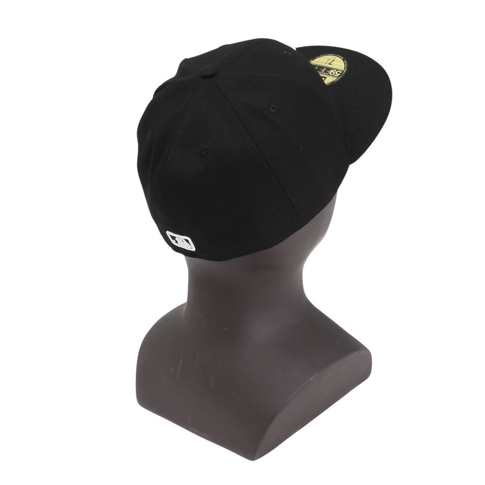 ニューエラ（NEW ERA）（メンズ、レディース）キャップ 59FIFTY ロサンゼルス ドジャース 14525221 帽子 57.7cm-59.6cm 黒